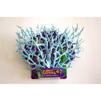 Декоративная ветка коралла, голубая большая